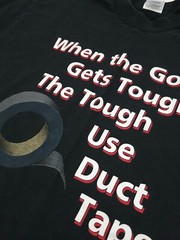 Vintage 90s The Tough Use Duct Tape T Shirt Vtg USA Funny Work Men Single Stitch