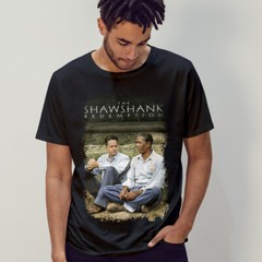 The Shawshank Redemption (1994) Movie Poster Inspired T-Shirt Retro 90s Tee