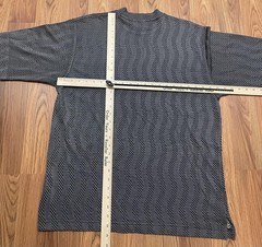 Giorgio Danieli Shirt Mens Extra Large Made In Italy Wavy Knit Geometric