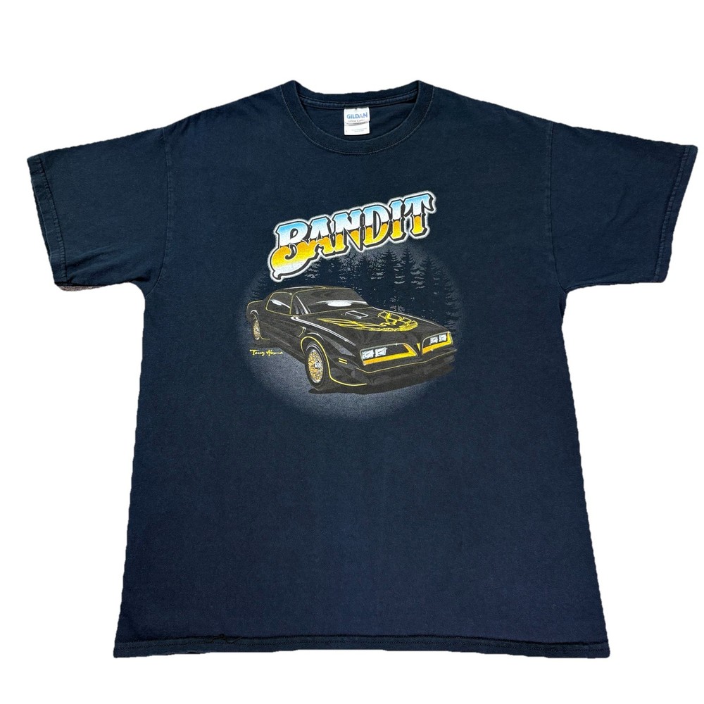Vintage Black Large Smokey & The Bandit T-Shirt Snowman by Big Rig Tees