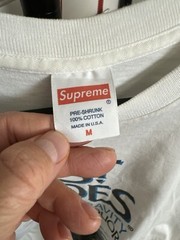 Supreme St Ides Malt Liquor T Shirt SS16 White Streetwear Size M