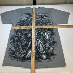 NEW GunFighter Wear Spartan Warrior Battle Art T Shirt Mens L Come & Take Them