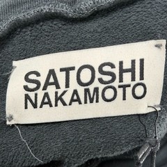 Size L Satoshi Nakamoto Multi Pocket Hoodie Black