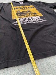 Vintage 1990s The Beatles Shea Stadium T-Shirt Black Size XL Rare