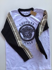 Men’s Bucheli Long Sleeve T Shirt,Italian Style,Cotton, Stretch M…..A9.A