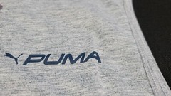 Puma Mens Performance 1 Active Sports Ocean tropic Logo Sports Tank Top