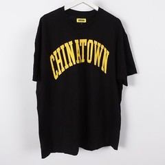 China Town Market T-Shirt Chinatown Size XL Men’s BLack Yellow Spellout Street
