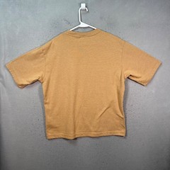 Uniqlo U Mens Size Large Striped Beige Airism T-Shirt Cotton Blend