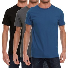 SOCKS’NBULK Mens Cotton Crew Neck Short Sleeve T-Shirts (12 Pack Mix, 6X-Large)
