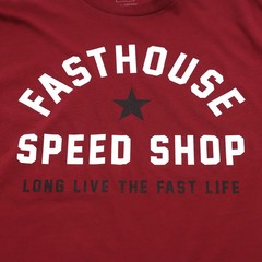 Fasthouse Men’s Fast Life Short Sleeve T-shirt Live the Fast Life Motocross Tee
