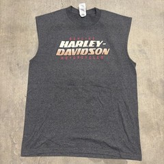 Men’s Harley Davidson Gray Grey Tank Top Sz S Charleston West Virginia WV