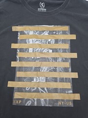 Express T-Shirt Men XL Black Graphic Tee.#44935