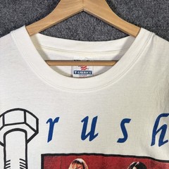 Vintage Rush Shirt Mens XL White 90s US Tour 1994 Counterparts Band Rock Rare