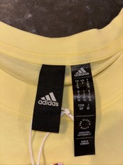 Adidas Marimekko Collab Mens Small Flower Logo Relaxed Baggy T Shirt NWT