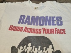 Rare Vintage Ramones Hands Across Your Face T-shirt