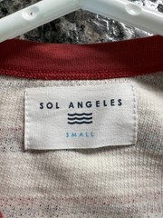 Sol Angeles Stripe Crew T Shirt Mens Size:Small
