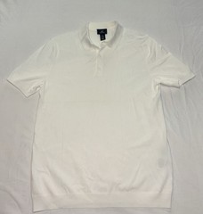 H&M Regular Fit Ribbed Polo Shirt Size Small