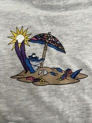 Vintage Disney Blizzard Beach T Shirt Mens L Rare 90s