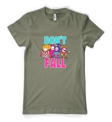 Don’t Fall Fallen Guys Gaming Personalised Unisex Adult T Shirt