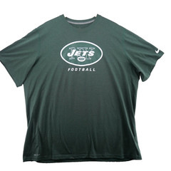 NFL On Field Nike Dri-Fit NY Jets Men’s Size 2XL Solid Green Crew-Neck T-Shirt