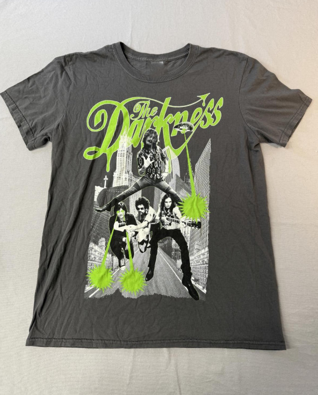 The Darkness Band Godzilla City Tweed T-Shirt Cotton Adult All Size BT875