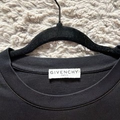 Givenchy Men’s Black XL Cotton Jersey Crew Neck Spirit Logo Graphic T-Shirt