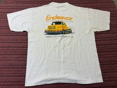 MEN USED VINTAGE SINGLE STITCH 90S 1991 ENDEVAOR LAND SPEED RECORD SHIRT SIZE XL
