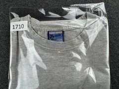 Tommy Bahama Mens Size Medium Gray Graphic T Shirt Island Christmas Naughty Nice
