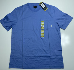 NWT Greg Norman Pocket T-Shirt Mens M Light Blue Crew Neck Classic 100% Cotton