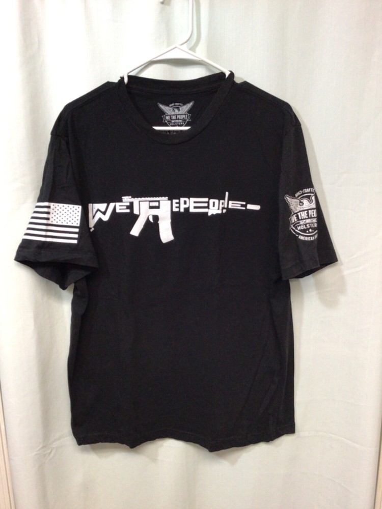 We the People (2nd Amendment) Black XL Made in USA T Shirt T19