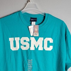 United States Marine Corps Mens Shirt XL With Tags MV Sport Short Sleeve