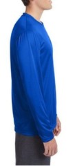 Hanes 482L Adult Cool DRI w/Fresh IQ Long-Sleeve Performance T-Shirt Deep Royal