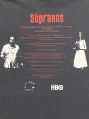 AndAfterThat The Sopranos T-Shirt Medium L/S S01 Ep.12 ‘Isabella’ Rare Promo HBO