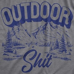 Mens Funny T Shirts Outdoor Sarcastic Camping Hiking Graphic Novelty Tee