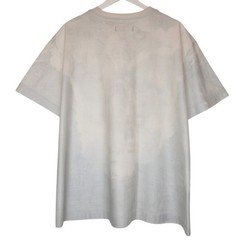 PURPLE BRAND T-Shirt Mens Medium Silver-Effect Textured Knit Logo Tee Streetwear