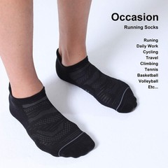 6 Pack Mens Running Ankle Socks Cushion Low Cut Athletic Sport Tab Comfort