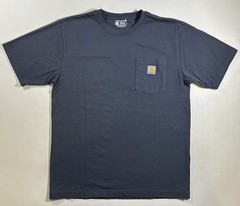 Carhartt Pocket T Shirt Mens Medium Blue Workwear Loose Fit Spring 2025