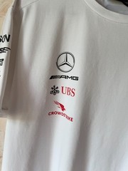 Mersedes-Benz AMG T-Shirt Size XXL White Motosport Petronas F1 Team