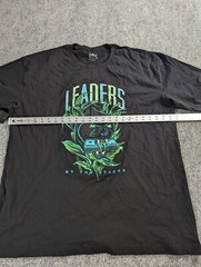 Outrank T-Shirt Men’s 2XL Black Graphic Print Leaders