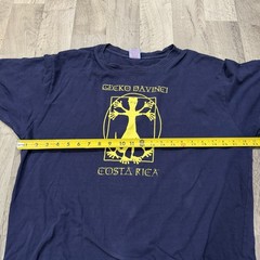 Rana Tropic Men’s XXL Blue Gecko Davinci Costa Rica Graphic Tee Cotton Knit