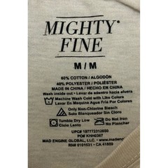 Mighty Fine Venice Italy Graphic Tee Beige Short Sleeve Crew Neck Shirt Mens M