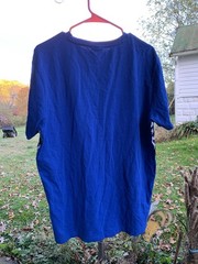 Vintage Blue Kappa T Shirt Mens Size XL 100% Cotton Short Sleeve