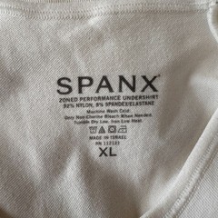 SPANX Men’s Zoned Performance White Crew Neck Under Shirt size XL (46-48) NWOT