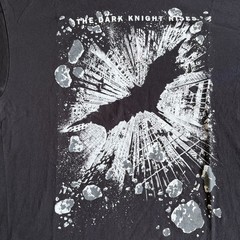 Vintage Batman The Dark Knight Rises Shirt Mens XL Black Logo Movie Promo Y2K