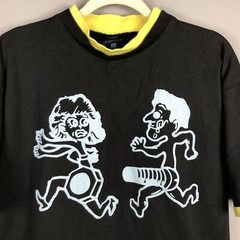 Asap Rocky Nuts & Bolts Injured Generation Tour Graphic T-Shirt M Black Yellow