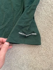 TULLAMORE DEW Irish Whiskey Mens XL NextLevel Green T-Shirt 22×29