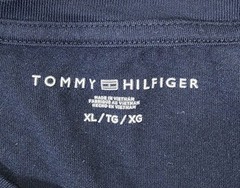 Tommy Hilfiger Men’s Colorblock T-Shirt Size XL Navy Red White Cotton Crew Neck