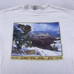Vintage Southwest Indian Children’s Fund Shirt Mens M/L Eagle Grand Canyon 90s