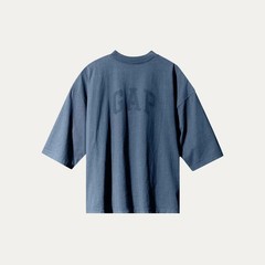 Yeezy Gap Balenci 3/4 Tee Dove Color Dark Blue Size Medium NIB
