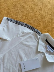 Lacoste White Polo T-Shirt Mens Size S